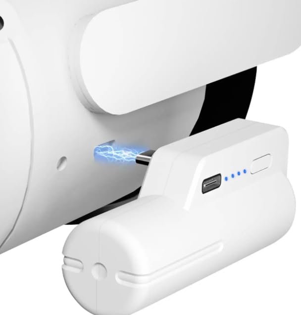 Meta Quest 3/3S/2 Head Strap Battery 5000mAh Pack