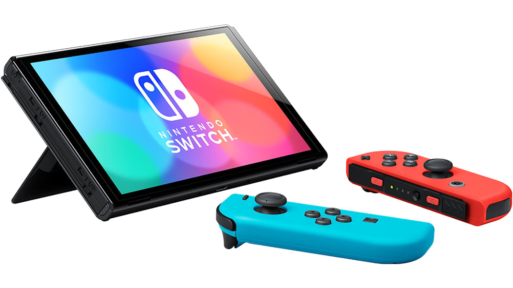 Nintendo Switch - OLED Model Neon Blue/Neon Red set