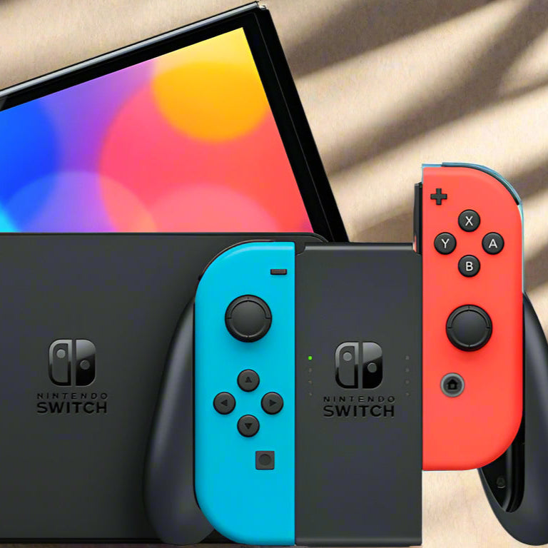 Nintendo Switch - OLED Model Neon Blue/Neon Red set