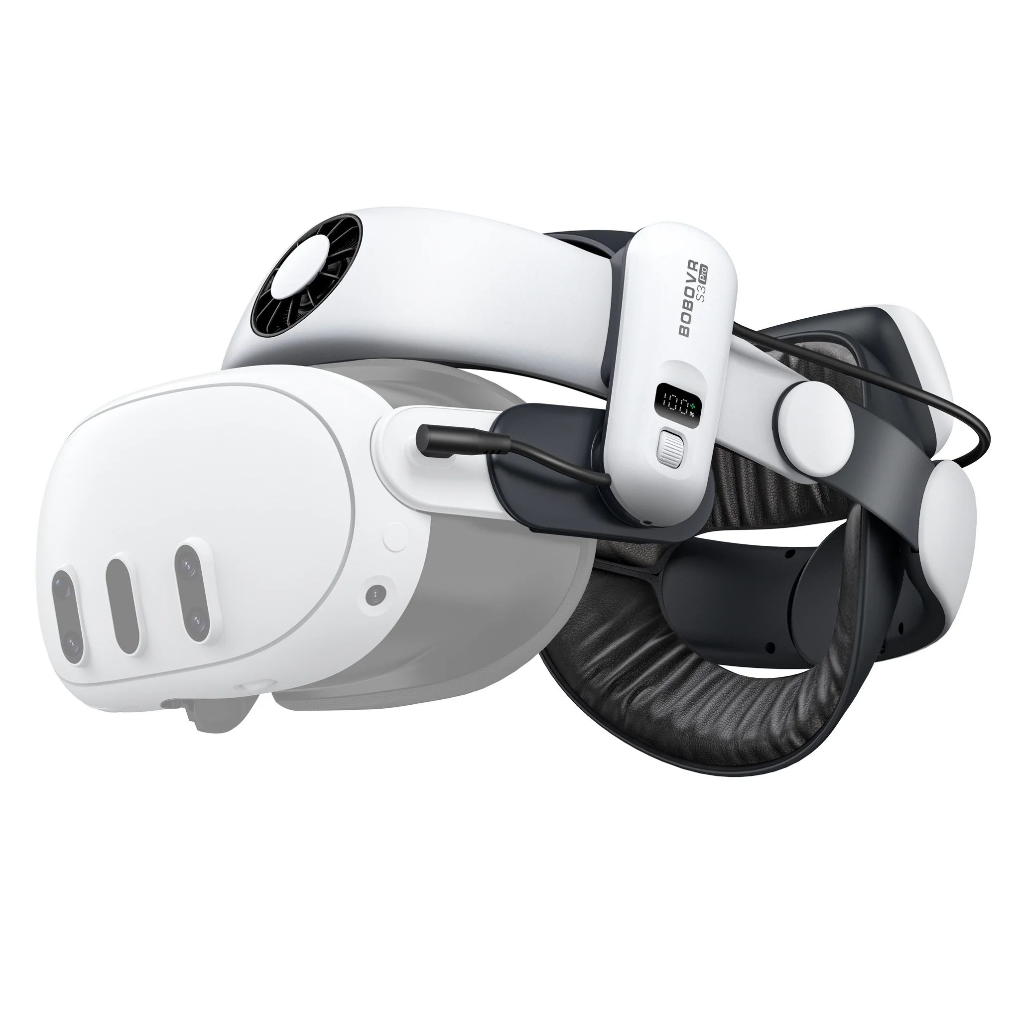 BOBOVR S3 Pro 10,000 mAH Battery Strap Compatible with Meta Quest 3/Quest 3s