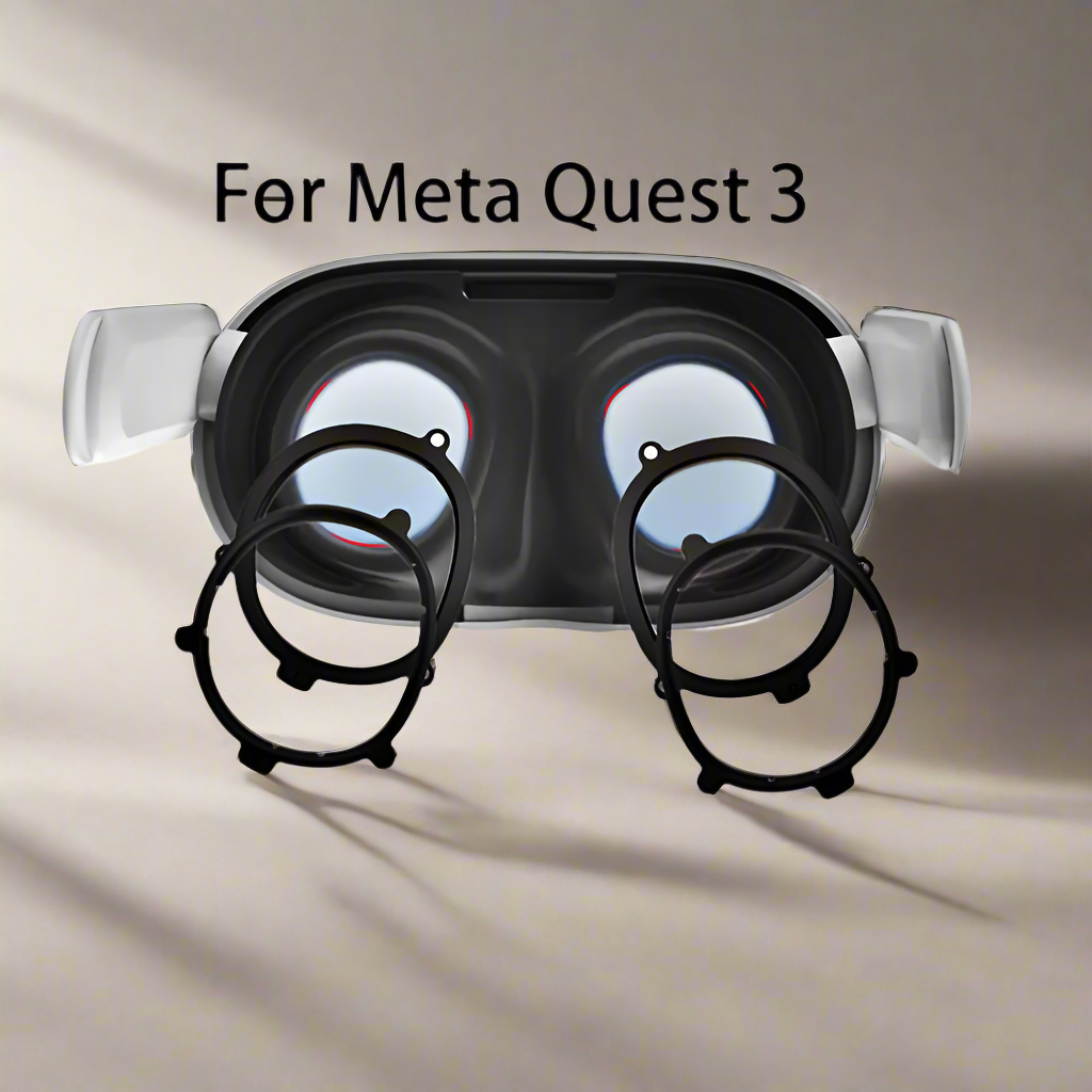 Meta Quest 3 Lens Protector - Magnetic Eyeglass Frame with Anti-blue Light Lens