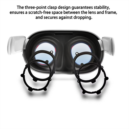 Meta Quest 3 Lens Protector - Magnetic Eyeglass Frame with Anti-blue Light Lens