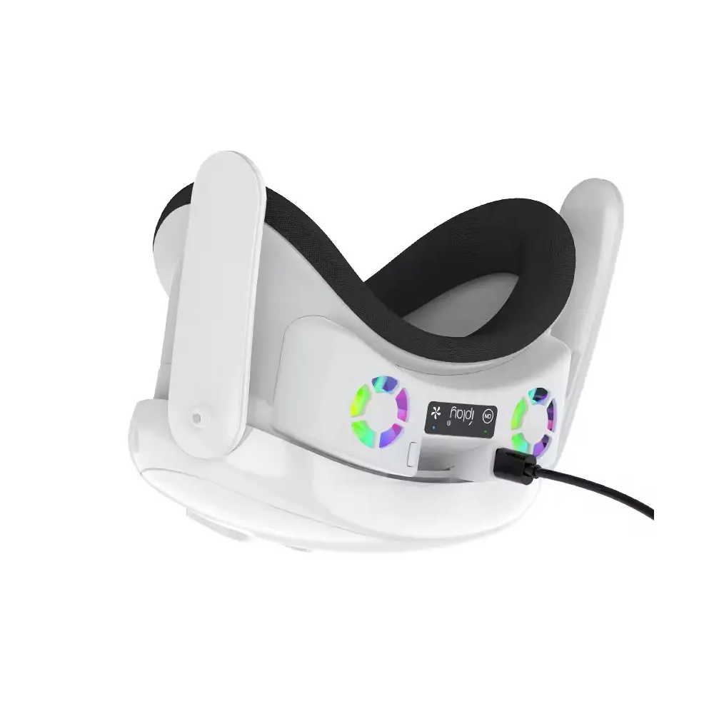 Cooling Fan Eye Mask with RGB Light compatible for Meta Quest 3