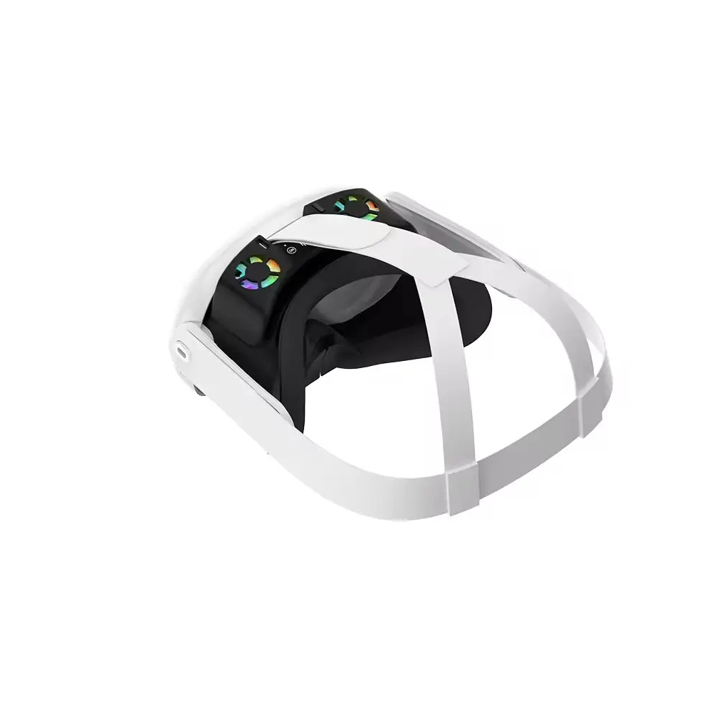 Cooling Fan Eye Mask with RGB Light compatible for Meta Quest 3